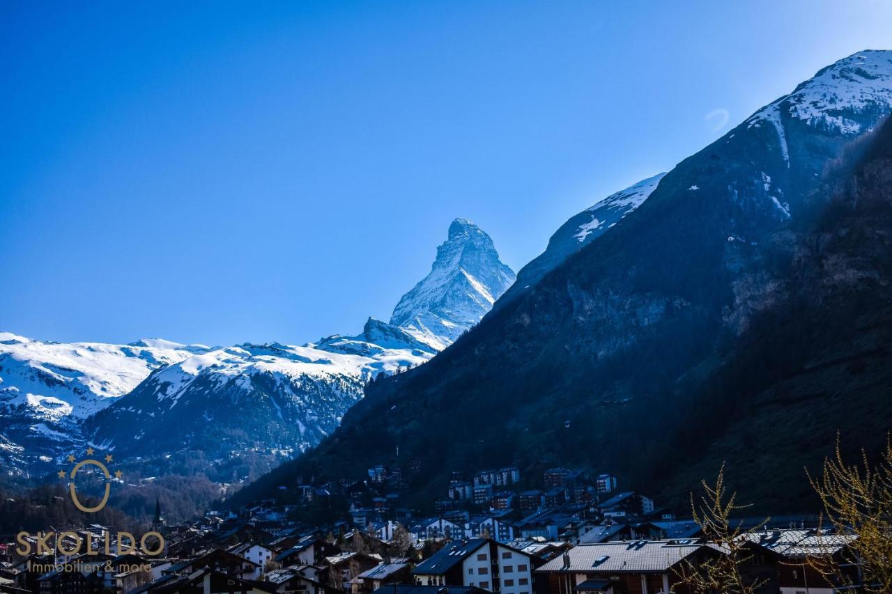 Wohnung In Zermatt Mit Postkarten Matterhornblick Exterior photo